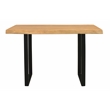 Sycamore Rustic Solid Wood Console Table with Live Edge in a Natural Finish