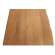 Sycamore Rustic Solid Wood Console Table with Live Edge in a Natural Finish