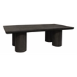 Sullivan Solid Wood Rectangular Coffee Table in Dark Brown Finish