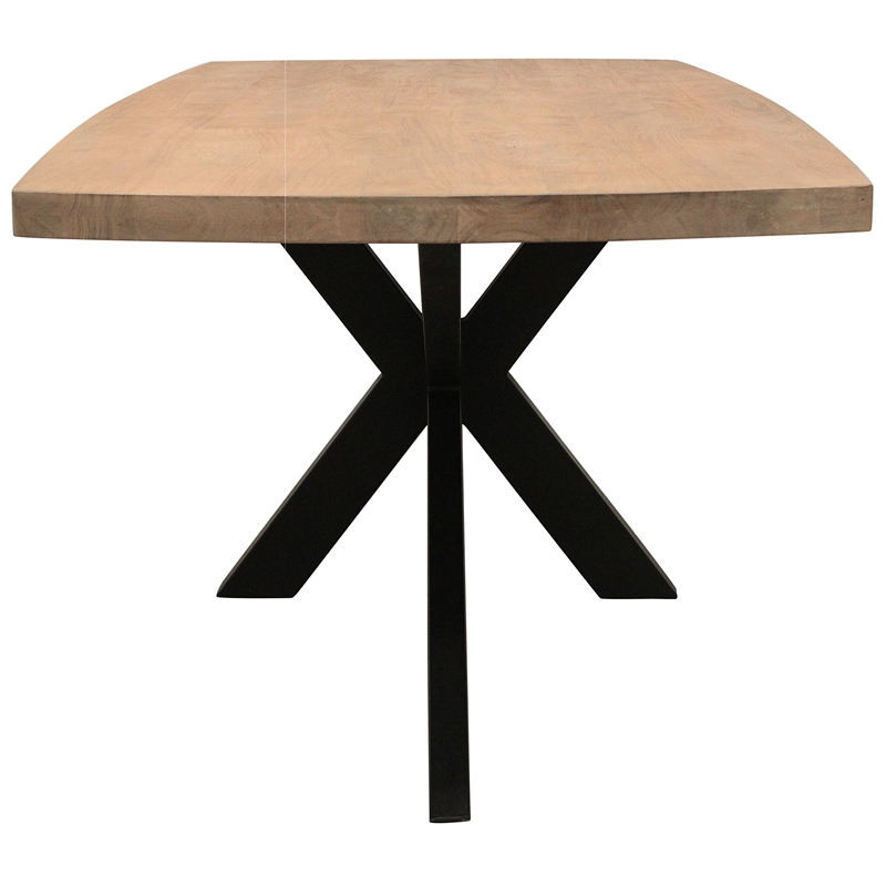 Logan 7-Piece Dining Set with 6 Cleo Mink Dining Chairs