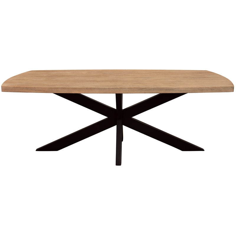 Logan 9-Piece Dining Table Set with 8 Cleo Mink Dining Chairs