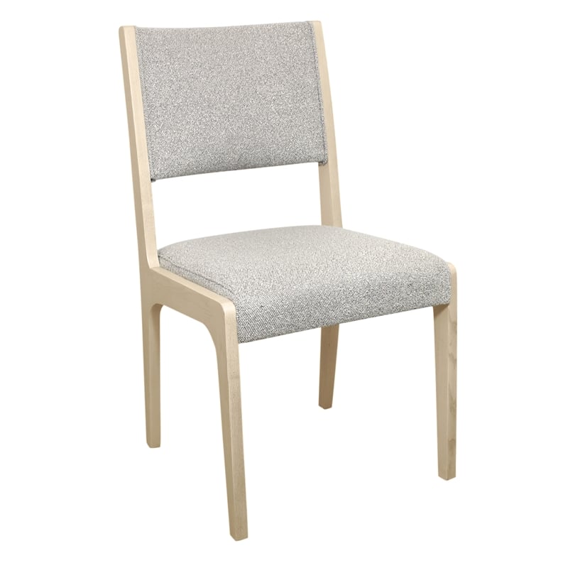 Logan 9-Piece Dining Set with 8 Ash Gray Boucle Dining Chairs