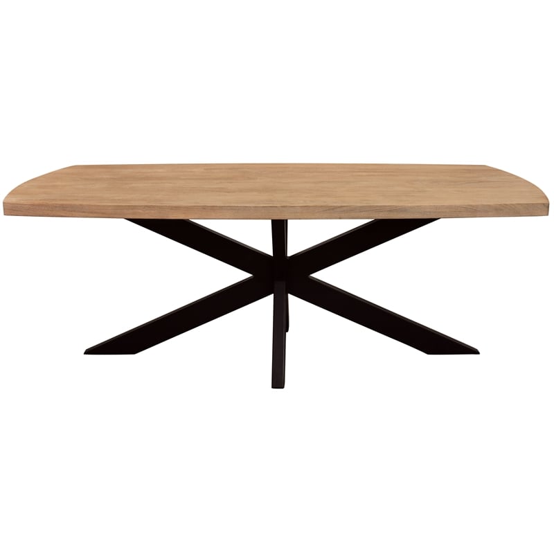 Logan 9-Piece Dining Set with 8 Ash Gray Boucle Dining Chairs