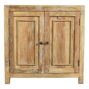 Bayside 36&quot 2-Door Solid Wood Sideboard in Natural Finish