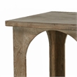 Archie Contemporary End Table Finished in North Creek Brown Solid Wood