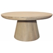 Howard Round Coffee Table in Modern Natural Mango Solid Wood