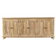 Jenna 6-Door Sideboard in a Coastal Natural Finish on Solid Wood