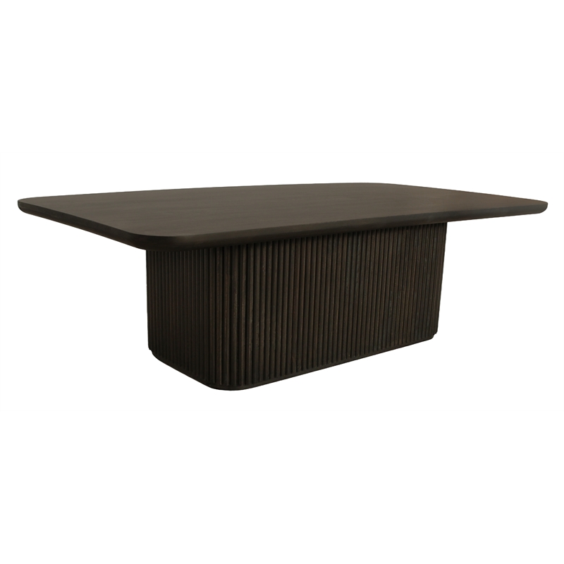 Odin Cocktail Table in Modern Espresso Finish on Mango Solid Wood