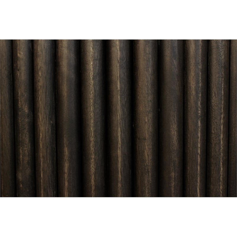 Odin 3-Door Sideboard in Mango Solid Wood in Modern Espresso Finish