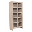 Argyle Cabinet in Modern Light Ash Ivory Finish on Reclaimed Solid Wood