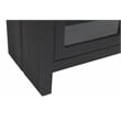 Argyle Cabinet in Modern Graphite Black Finish on Reclaimed Solid Wood
