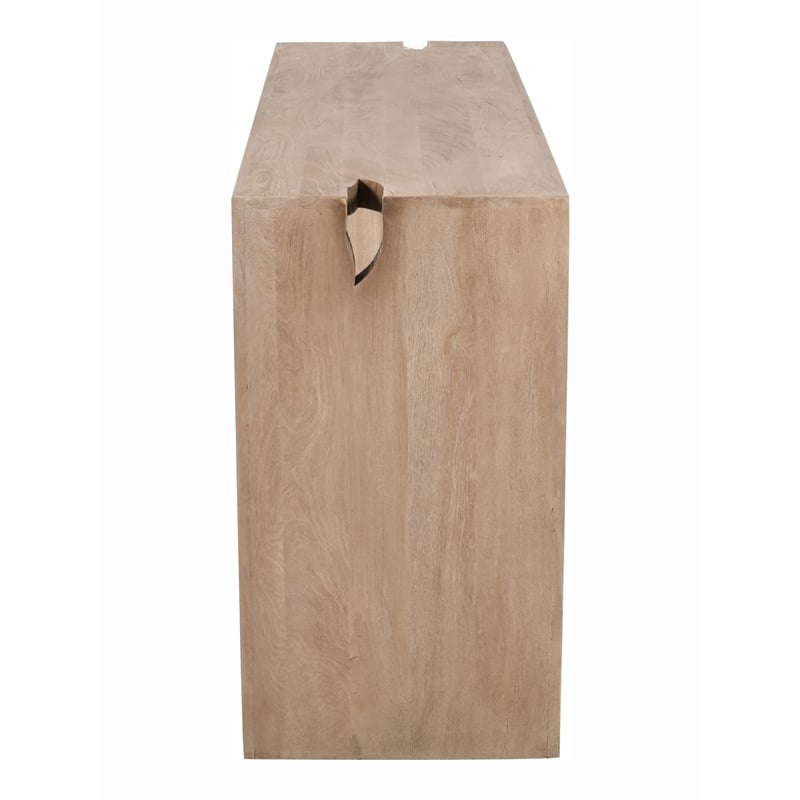 Argyle 4-Piece Counter Table Modern Light Ash Ivory Finish Reclaimed Solid Wood