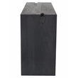 Argyle 4-Piece Counter Table Modern Graphite Black Finish Reclaimed Solid Wood