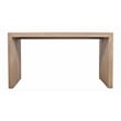 Argyle Office Desk in Modern Light Ash Ivory Finish on Reclaimed Solid Wood