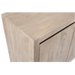 Argyle 2-Door Sideboard in Modern Light Ash Ivory Finish on Reclaimed Solid Wood