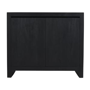 Argyle 2-Door Sideboard in Modern Graphite Black Finish on Reclaimed Solid Wood