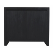 Argyle 2-Door Sideboard in Modern Graphite Black Finish on Reclaimed Solid Wood