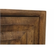 Crest 3-Door Sideboard in Mid-Century Chestnut Finish on Solid Wood