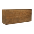 Flagstaff 4-Door Sideboard in Modern Spice Tan Finish on Solid Wood