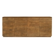 Flagstaff 4-Door Sideboard in Modern Spice Tan Finish on Solid Wood
