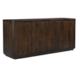 Bernard 4-Door Sideboard in Modern Barista Brown Finish on Acacia Solid Wood