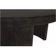 Molly Cocktail Table 2-Piece Set in a Modern Natural Black on Solid Wood