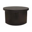 Molly Cocktail Table 2-Piece Set in a Modern Natural Black on Solid Wood