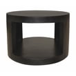 Molly Cocktail Table 2-Piece Set in a Modern Natural Black on Solid Wood