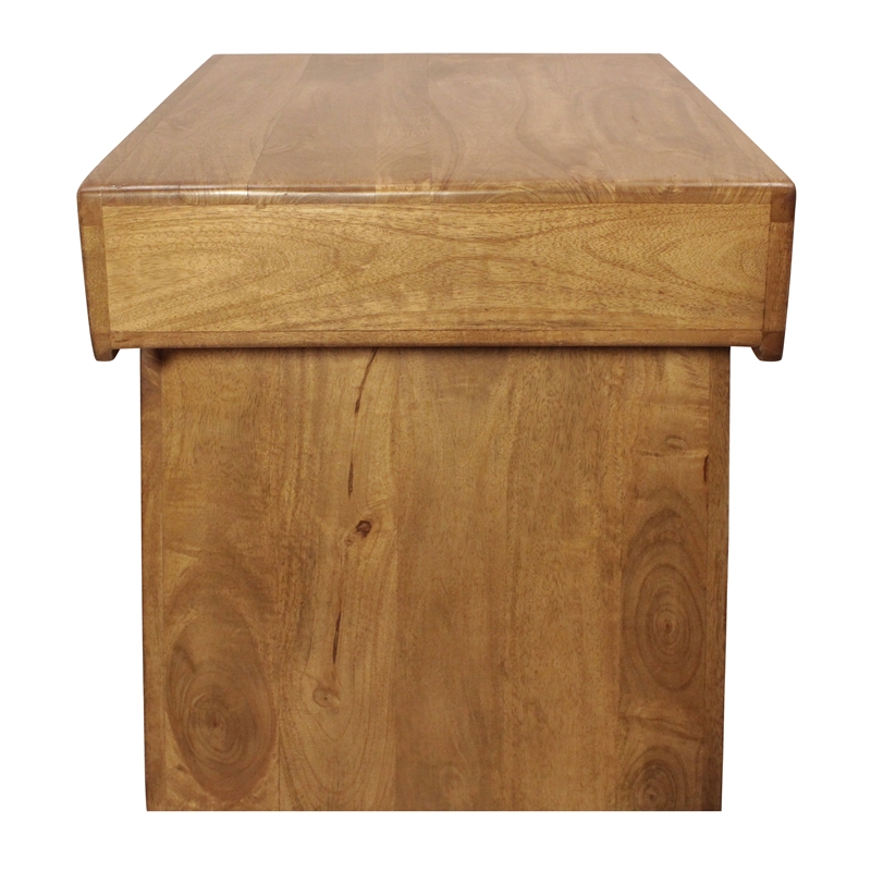 Tyson Nesting End Table 2-Piece Set in Modern Royal Walnut Finish on Solid Wood