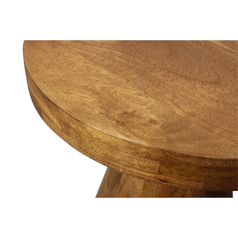Tyson Nesting End Table 2-Piece Set in Modern Royal Walnut Finish on Solid Wood