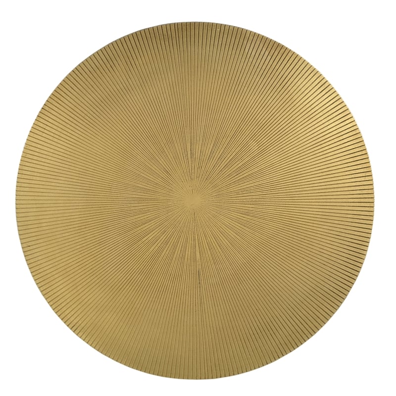 Galahad Iron Side Table in Modern Black and Textured Brass Finish