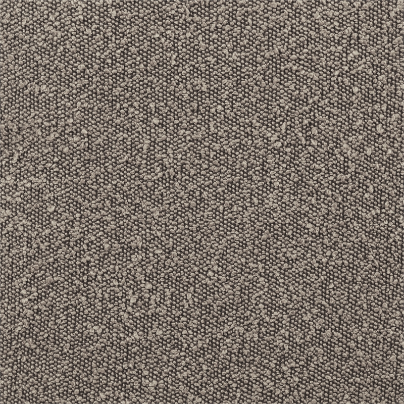 Maya Occasional Swivel Chair in Modern Silver Boucle Fabric on a Solid Wood Base