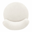 Maya Occasional Swivel Chair in Modern Ivory Boucle Fabric on a Solid Wood Base