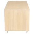 Sampson Desk with Drawers  in Contemporary Aged Natural Finish on Solid Wood