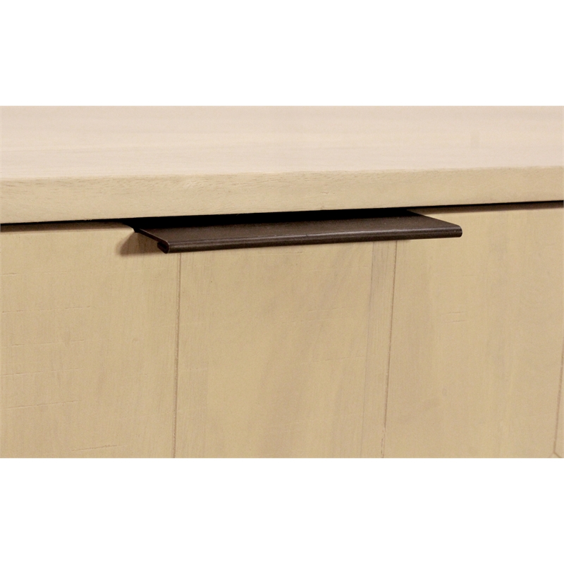 Ren 6-Drawer Dresser in Contemporary Aged Natural Finish on Solid Wood
