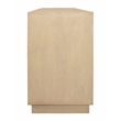 Ren 4-Door Sideboard in Contemporary Aged Natural Finish on Solid Wood