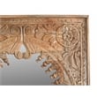 Kiara Mirror in Natural Finished Traditional Handcarved Solid Wood