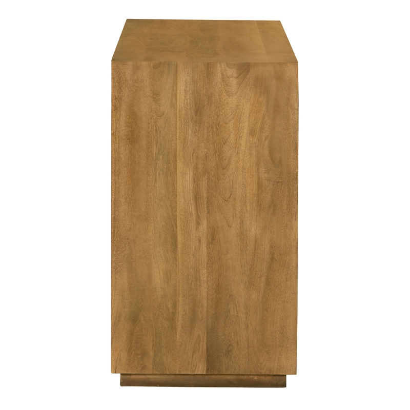 Flagstaff 2-Door Sideboard in a Modern Spice Tan Finish on Solid Wood