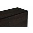 Flagstaff 2-Door Sideboard in a Modern Barista Brown Finish on Solid Wood