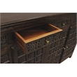 Anisa 4-Door 4-Drawer Sideboard in Traditional Antique Black on Solid Wood