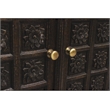 Anisa 4-Door 4-Drawer Sideboard in Traditional Antique Black on Solid Wood
