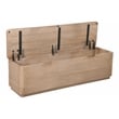 Argyle Storage Bench/Cocktail Table in Modern Light Ash Ivory Finish on Reclaimed Solid Wood