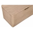 Argyle Storage Bench/Cocktail Table in Modern Light Ash Ivory Finish on Reclaimed Solid Wood