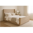 Argyle Queen Bed in Modern Light Ash Finish on Reclaimed Solid Wood