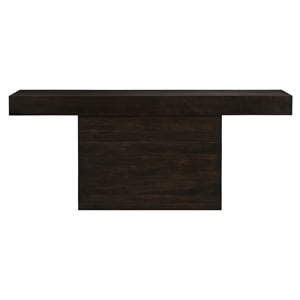 Flagstaff Console Table in Modern Barista Brown Finish on Solid Wood