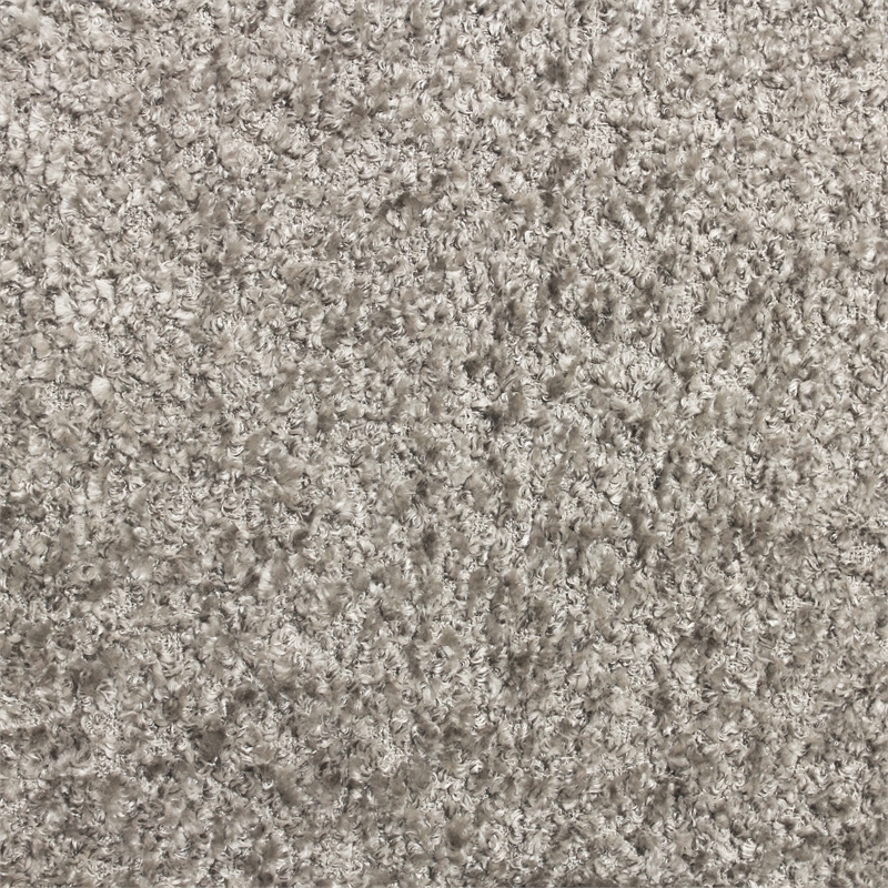 Emilia Lounge Chair 2-Piece Set in Modern Silver Boucle Fabric