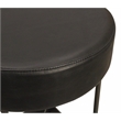 Emmett Counter Height Stool in Modern Antique Black Authentic Leather