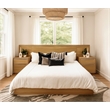 Sarasota Queen Bedroom Set with 2 Large Nightstands in Natural