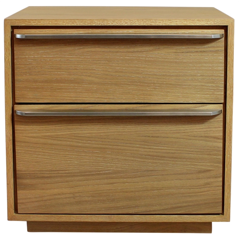 Sarasota Queen Bedroom Set with 2 Small Nightstands in Natural