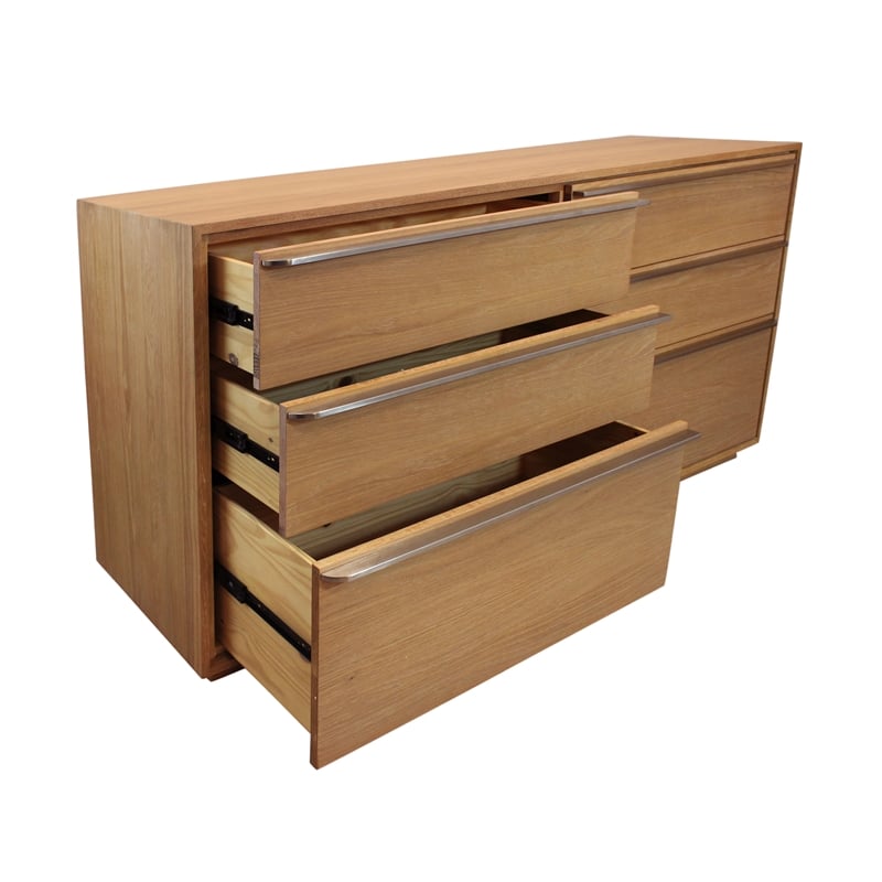 Sarasota 5-Piece Solid Wood Queen Bedroom Set in Natural